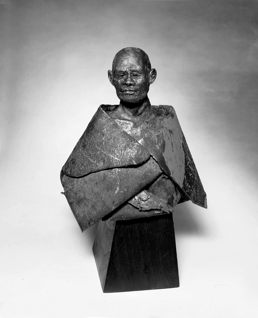 Sculpture au Ladakh